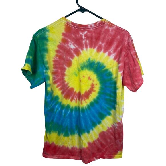 Men's Cheech and Chong Rainbow Tie Dye Buds T-shirt - Picture 2 of 4